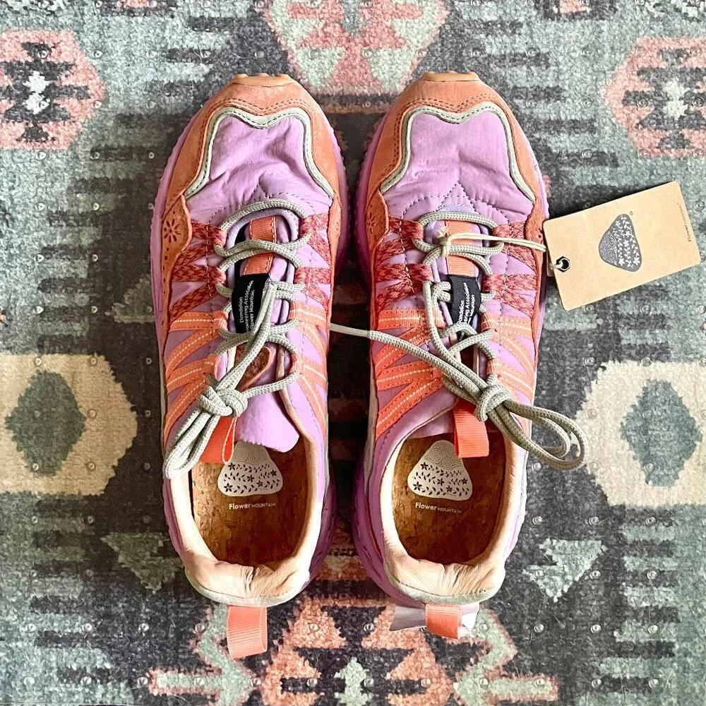 NWT - Flower Mountain Washi Sneakers (purple / orange) - Picture 2 of 6